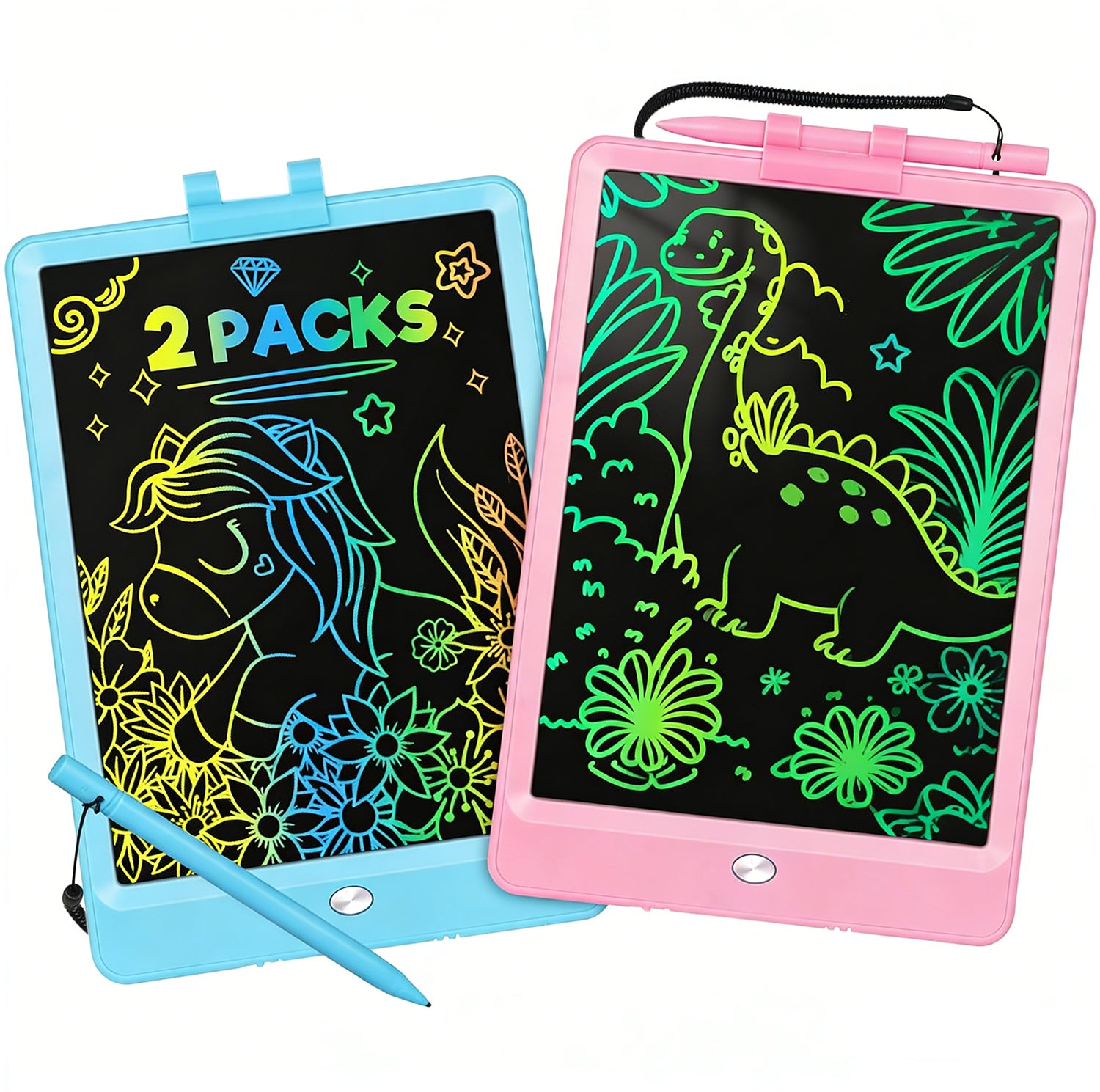 HandsNHorizons 8.5 Inch LCD Drawing Tablet for Kids - 2 Pack