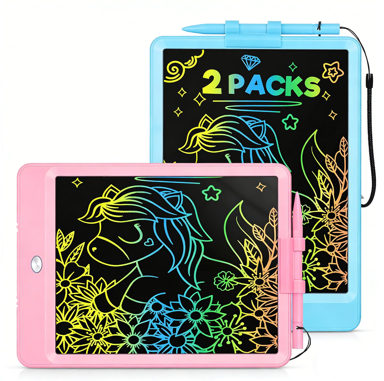 HandsNHorizons 8.5 Inch LCD Drawing Tablet for Kids - 2 Pack